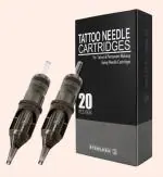 TS Mumbai Tattoo Tattoo Needle Cartridge 1RL Black Box ( Pack Of 20 )