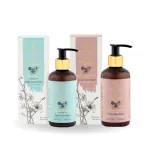 ETHORA Mohibri Natural Hair Shampoo & Conditioner Combo with Bhringraj, Moringa & Hibiscus