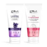 Globus Naturals Face Wash Combo- Hydro Boost Lavender & Anti Acne Glycolic, Face Wash, Set of 2, 75gm