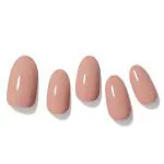 DASHING DIVA Magicpress Deep Beige | 30 Pcs | 12 Sizes | Manicure | Press On Nails | Artificial Nails | Lightweight | Korean Nail Art | Durable | Easy-to-use