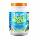 Fast&Up Plant Protein For Man-Vegan & Gluten Free (Added Metabolic & Performance Boosters) Plant-Based Protein (990 g, Vanilla Flavor)