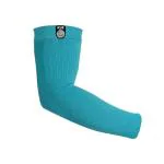 KUE Compression Arm Sleeves For Men & Women|Running, Cricket, Gym, Cycling, Sports|Improved Blood Circulation, UV & Sun Protection, Prevent Injuries|Single Pair|Turquoise - S/M