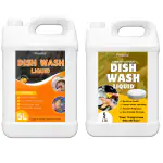 FIVANTA Organic Dishwash Liquid Gel Orange 5L & Lemon Formulas 5L