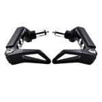 RoadReligion Brake/Clutch Lever Protector/Adjustable Handlebar Guard (Black)