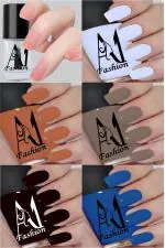 A1Fashion New Unique Color Rich Paint HD Shine Pastel Color Nail Polish Kit A49 Multicolor