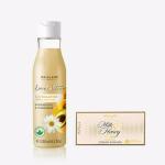SMART BEAUTY Oriflame LOVE NATURE 2in1 Shampoo for All Hair Types Avocado Oil & Chamomile 250 ml with MILK & HONEY GOLD Softening Creamy Soap Bar 100g (2 Items in the set)