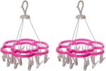 Urbanware Pink Plastic Cloth Clips 2