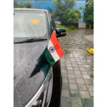 The Flag Company Indian Flag for Car Bonnet - Premium Quality