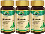 ZANDU Kalamegha Ayurvedic Medicine (3 Packs, 60 Caps in Each Pack)