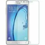 Vizio Samsung Galaxy J5 Transparent Tempered Glass Touch Sensitive and Scratch Resistant Screen Protector with Dry and Wet Wipe 8 x 15 cm