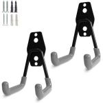 SLINCE Garage Storage Utility Hooks Garage Garden Tool Organizer Hooks for Wall Heavy Duty Garage Garden Tool Organizer Steel Wall Mount Hooks, Garden Small U Hooks