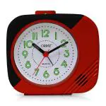Ajanta Orpat Time Piece Beep Alarm Clock (Small_130X120X60 mm_Red)(TB_207_Red)