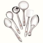 Roops Stainless Steel Medium Serving Spoon (Set of 6)