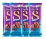 Cadbury Dairy Milk Silk Oreo Chocolate Bar, 130gx4Pcs