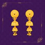 arch fashion Traditional Gold Platted New Jumkhi Earrings Collection ERG2107