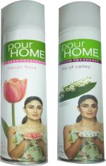 Pour Home French Flora, Lily Of Valley Spray, 135 Ml Each (Pack Of 2)