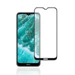 Lustree Nokia C30 Black Tempered Glass Scratch Proof and Bubble Free Screen Protector with Dry and Wet Wipe - 18 x 5 cm