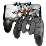 Noymi Best PUBG Trigger Game Mobile Controller Joystick Game Pad with The 6 Finger Shooting Controller Burst Mode with Conductive Stretchable Gaming