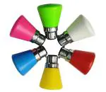 3A BRIGHT 0.5W B22 Mushroom LED Night Bulbs (Pack of 6)