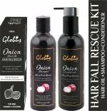 Globus Naturals Onion Hair Fall Accelerate Hair Growth Rescue Kit For Men And Women