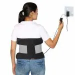 SandPuppy Black Heatwrap Multipurpose Electric Heating Pad For Back, Shoulder and Knee Pain Relief