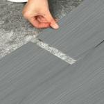 Indian Royals PVC Flooring Planks Tiles Self Adhesive Peel & Stick Wooden Design, 36 Planks, 72 Square Feet (Grey_Oak)