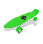 Jaspo Green Mini Cruiser Skateboard 22.5 X 5.5 inch,10 yrs