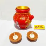 BHAKTI 2 SHAKTI MAKING WORSHIP SPECIAL - Handmade Designer Karwa with diya and ghee batti | Fancy karva kalash |karwa chauth | mitti ka karwa