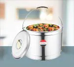 Mintage Stainless Steel Hot Pot with Upper Handle/Casserole/Hot Pot (7.5 Liter)
