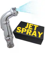 ENNIUS Hand Shower for Toilet Ennius High - Pressure Jet Spray for Toilet Portable - Clean with Ease | Toilet Faucet Hand Spray | Bathroom Jet Spray curve jet spray (Gun Only) (Pack of 1)