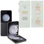 Despo Samsung Galaxy Z Flip 5 Unbreakable Screen Protector Hydrogel Membrane Covers Front and Back Screen with Edge to Edge Coverage and Easy Installation (Clear, Front & Back)