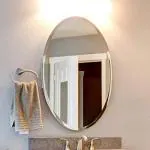 Maisson Frameless Wall Mirror Home Mirror Decor Mirror Bathrooms Mirror Size 12 X 18 Inch QGFL 128