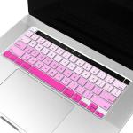 iFyx MacBook Pro 13 inch Gradient Pink Silicone Keyboard Skin Protector Case Cover
