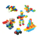 Vastate Building Block Toys 60 Pcs Toy Smart Activity Fun and Learning Train Blocks for Kids