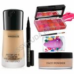 CLASSYHUDA PROFESSIONAL FOUNDATION, SKETCH EYELINER, LIP PALETTE, BLENDER & FACE POWDER. COMBO [PACK OF 5]