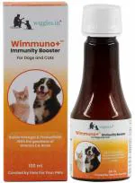 Wiggles Wimmuno+ Immunity Booster Probiotics Syrup Supplement Dogs Cats, 100ml - Multivitamin Digestive Enzyme Appetite Booster Health Supply