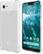 XOVO Back Cover for Google Pixel 3 (Transparent, Dual Protection, Silicon, Pack of 1)