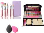 BINGEABLE Makeup Kit Combo - 2 Makeup Sponge, 7 Brushes Set