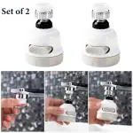 ZURU BUNCH Set of 2 pcs Water Sprinkler for Kitchen Tap, Water Saving Aerator Nozzle for Kitchen, Tap Filter to Save Water