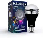 Halonix 9W B22D Bluetooth Speaker LED Bulb, Cool White, Warm White, No Cable - No Charging