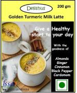 TiniKart Golden Turmeric Latte - 200gm | Instant Haldi Milk Premix | Immunity Booster