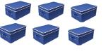 Home Care Store Pack of 6 Storage Boxes Cubes Storage Bins Wardrobe Organizer Under bed Storage