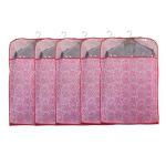 GULAFSHA Industries Coat Cover|Foldable Blazer Cover|Suit Cover With Zipper Closure|Cloth Organizer For Dust Proof Jacket|Pack of 5