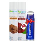 AIRMARK Room Freshener - Air Freshener Spray - Aer Spray for Home, Office, Cars & Toilets Free Dapper Body Spray 200ml (Pack of 2, 125ml each)