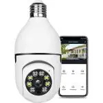 Camleigh AE Securities WiFi Wireless CCTV 1080P Camera with LED Lights (Pack of 1)