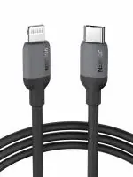 UGREEN 20304, USB C To Lightning Cable For iPhone 14/13/12, MFi Certified, PD 20W, 1m(Black)