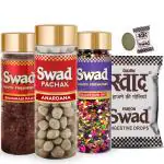 Swad Mukhwas & Candy Combo (Banarasi Paan,Anaradana,Rajsthani Mix,25 Candies Pack) 4 Units