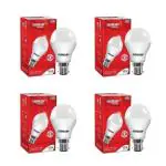 Eveready 10 Watt Round B22D LED Bulb Cool Daylight Bulb (Pack of 4)