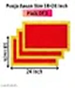 Visat Goddism Red Velvet Pooja Aasan Chowki Aasan Kapda For Home Temple Pooja-15