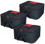 SALEXA Large Bag Jumbo Attachi Bag Travel Handbag Storage Carrying Bag, Blanket Cover,Duffle,Travel Multi-Purpose Bag Pack of 3 (Red, Black)